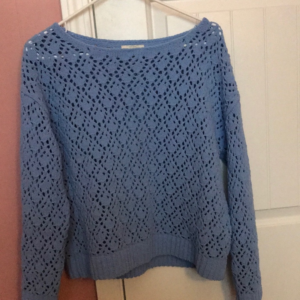 Adult small light blue lucky brand sweater